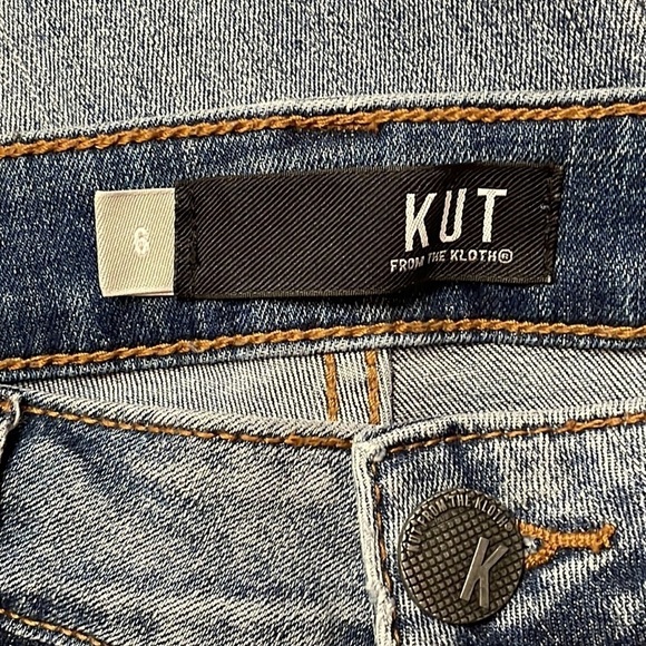 KUT From The Kloth Connie Ankle Skinny Blue Jeans - Picture 4 of 7
